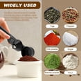 thumbnail image 5 of Coffee Measuring Scoop Spoon, Long Handle Sliding Funnel Tool, 2-Tbsp Capacity Leveler for Grounds, Mess-Free Pouring Kitchen Gadget, 5 of 5