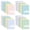 5 Assorted Colors, variant on ONAVIA Spiral Notebook, College Ruled, 1 Subject Notebook Bulk, 5 Pack, 8" x 10.5", Durable Cardboard Back with 3 Hole Punched Paper for Classroom and Office, 70 Sheets, Black