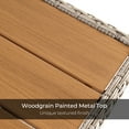 thumbnail image 6 of Grand Patio Adjustable Height and Storage Wicker Coffee Table, 6 of 7