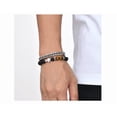 thumbnail image 2 of Pulsera Xtellar Hombre Acero Inoxidable Cruz Ojo De Tigre, 2 of 3