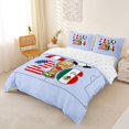 thumbnail image 2 of Erosebridal American Ball Sport Queen Duvet Cover Set,Football Ball Games Bedding For Kids Boys,Reversible 3pcs,No Comforter, 2 of 6