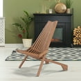 thumbnail image 2 of Ktaxon 2 Pack Wood Folding Chair, Acacia Wood Chairs for Outdoor and Indoor, Sturdy Frame, Portable Chair for Garden, Patio, Yard, Lawn, Sitting Room, 2 of 7