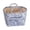 Blue, variant on CSStudio Boho Floral Storage Basket with Handles, Portable Quilted Fabric Organizer Bin for Nursery Bedroom Bathroom Cosmetics Sundries