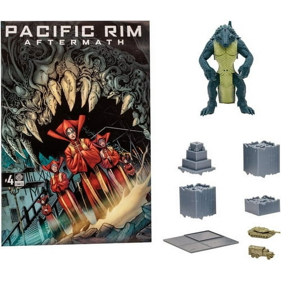 McFarlane - Pacific Rim - 4" Raiju (Kaiju) Figure Playset & Comic, McFarlane Toys, Gifts