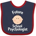 thumbnail image 3 of Inktastic Future School Psychologist Occupation Boys or Girls Baby Bib, 3 of 4
