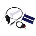 thumbnail image 1 of Empuñaduras de , juego de cables, accesorios con interruptor de encendido y apagado de 7/8 "(22 mm), apto para ATV 50-250cc 125cc 250cc 200 Azul Sunnimix Acelerador del acelerador, 1 of 8