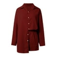 thumbnail image 1 of Women's Solid Color Long Sleeve Shorts Romper - Adjustable Spaghetti Strap, High Waist Loose Fit, Polyester-Spandex Blend for Spring/Summer, 1 of 7
