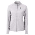 thumbnail image 2 of Women's Cutter & Buck  Heather Gray Albany State Golden Rams Adapt Eco Knit Heather Recycled Full-Zip Jacket, 2 of 3