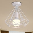 thumbnail image 4 of Lámpara colgante de rejilla única, lámpara de techo vintage con decoración de estilo industrial para cocina o bodega, diseño elegante y creativo perfecto para realzar su espacio, fácil instalación y, 4 of 6