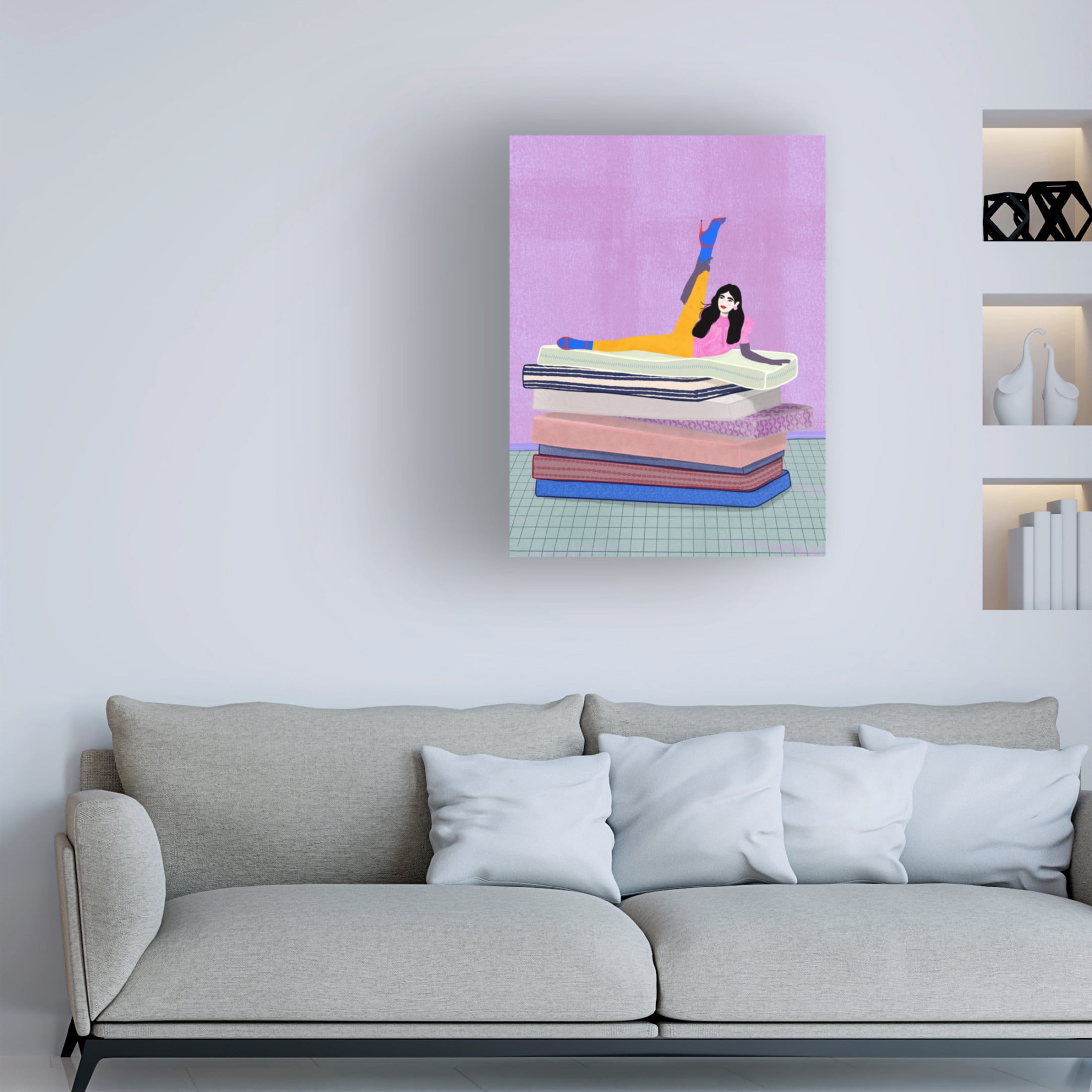 Trademark Fine Art Jota de jai Raise your leg up to your head Canvas Wall Art