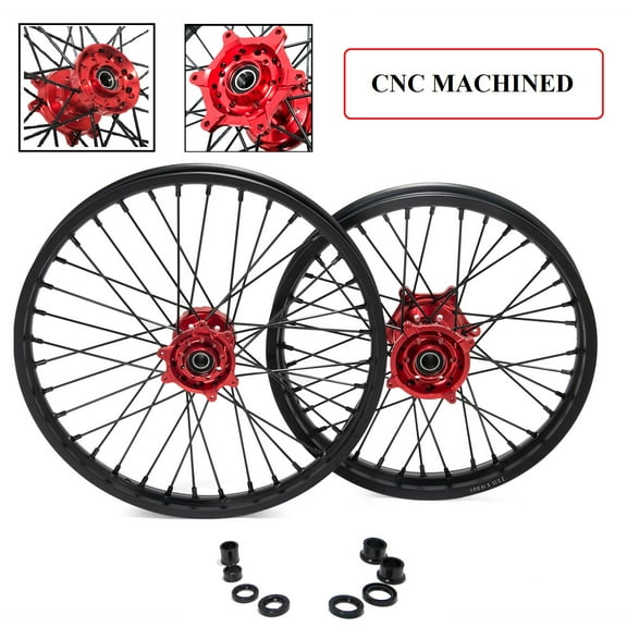 21" / 18" MX Wheel Set for Honda CR 125 CRF 250 450 CRF250R 04-13 CRF450R 02-13