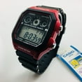 thumbnail image 4 of Casio Men's Digital Square Red Resin Case Black Band Watch AE1300WH-4AV, 4 of 5