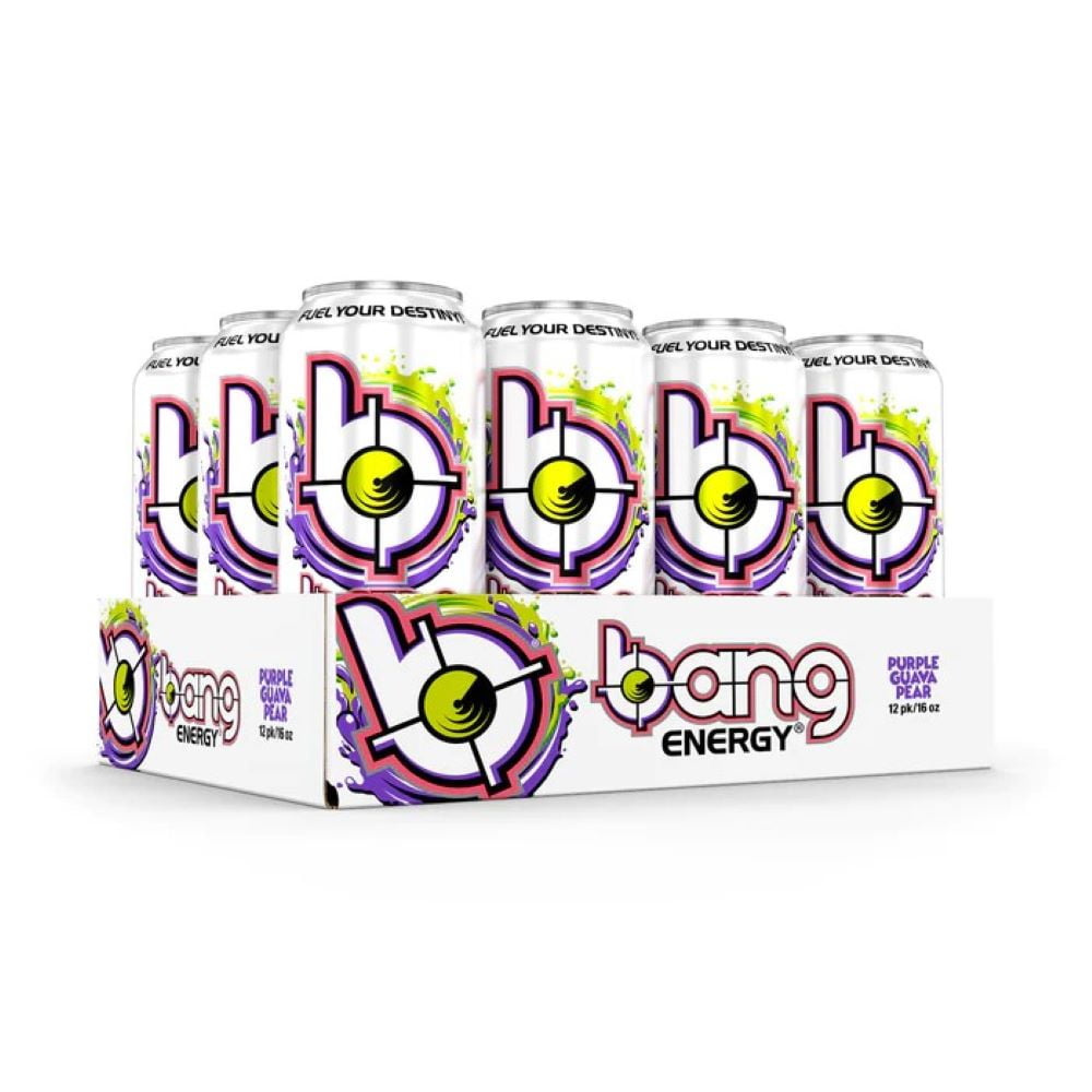 Bang, Purple Guava Pear, 12 - 16 fl oz Cans