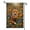 B, variant on XaaKee Summer Garden Flag, Mystic Forest Enchanted Fox Garden Flag, Double-sided High-Quality White Linen Yard Flags, 12x18Inch