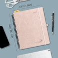 thumbnail image 3 of POPRUN 2027 Planner Weekly and Monthly Calendar, 8.5" x 10.5" (Jan-Dec 2027) Agenda, Daily Appointment Book with Pocket, Spiral Bound Hardcover, Black, 3 of 9