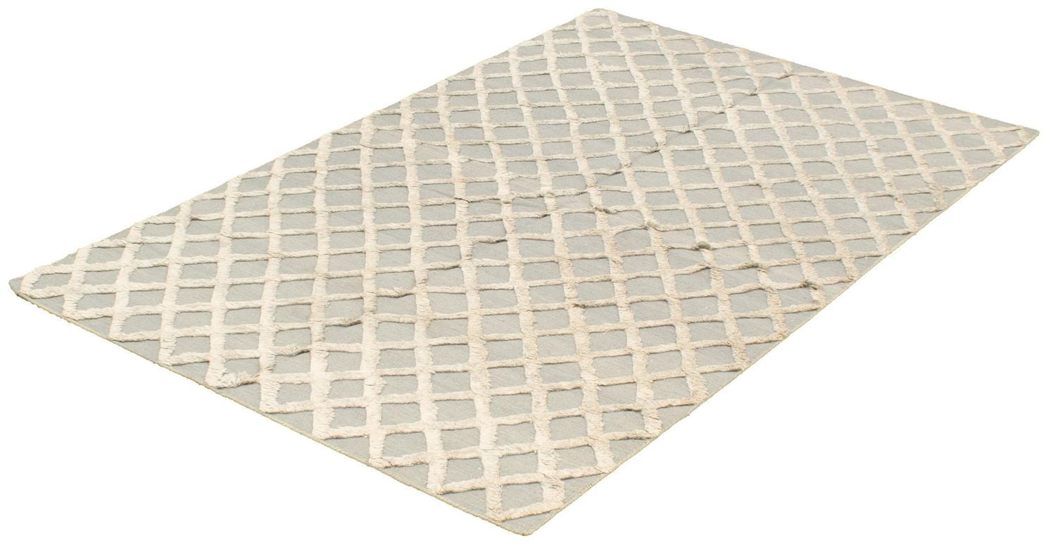 ECARPETGALLERY 5'0" x 8'0" Carved Cambridge Hand Made Area Rug for Living Room, Dining Room and Bedroom in Grey