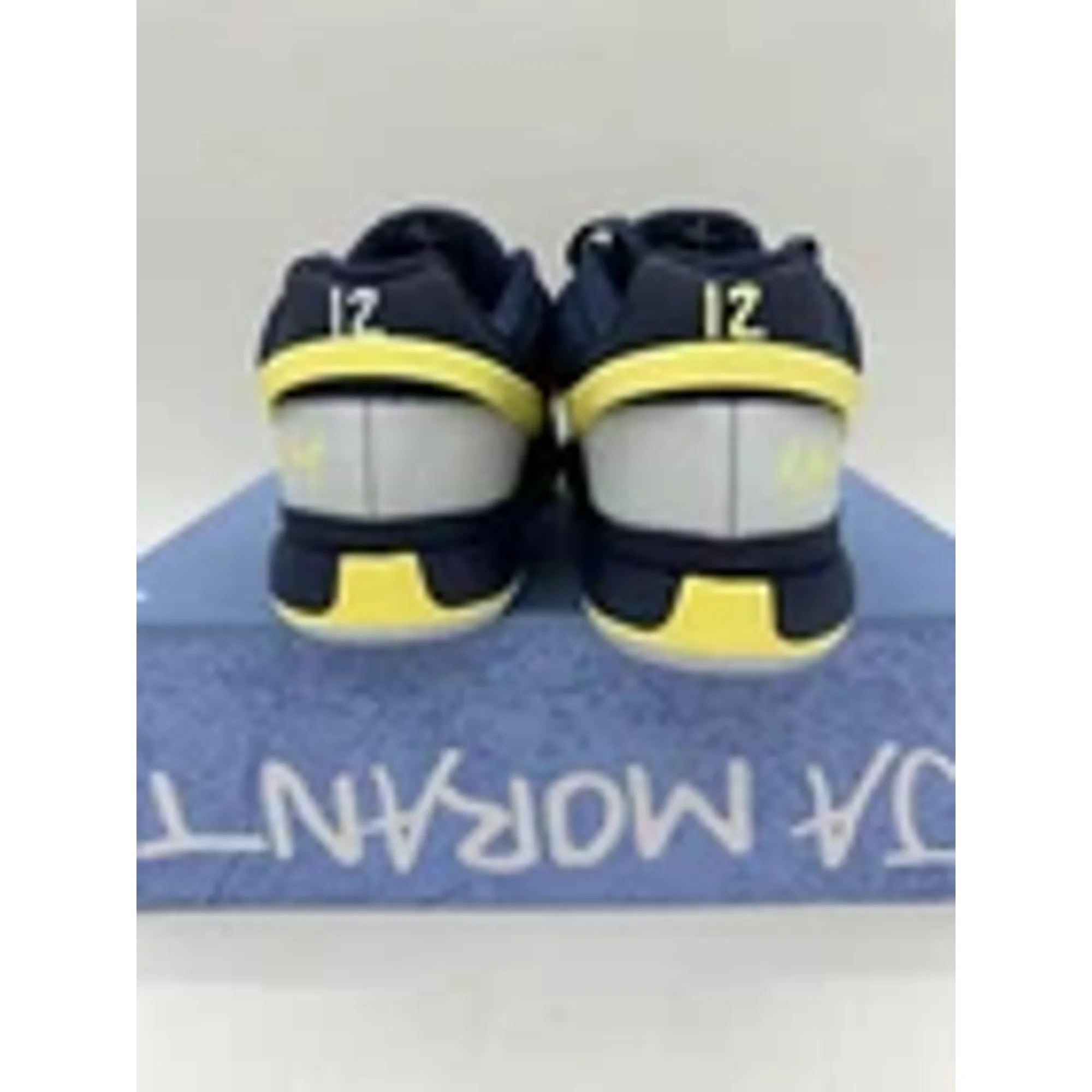 Nike JA 1 Men's Size 10.5 Navy Blue Yellow Basketball Shoes