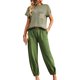 thumbnail image 3 of Conjuntos de salón con suéter y pantalones, conjuntos de dos piezas para mujer, conjuntos para mujer, conjunto de pantalones cónicos y top para mujer, de primera línea, 3 of 8