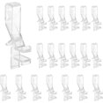 thumbnail image 1 of xianyou-20PCS Hidden Valance Clips for 2 Inch Valance Channel, Plastic Blind Clips Clear Color Valance Retainer Holder for Horizontal Wood Blinds Valance Mini Blinds, 1 of 4