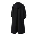 thumbnail image 4 of Fgnfyis Trench Coat Men Long Overcoat Classic British Style Autumn Winter Warm Anorak Outerwear Wool Blend for Gentlemen Mens Jackets Black M, 4 of 4