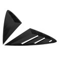 thumbnail image 1 of Cubierta para rejilla de ventilación de aire, 2 piezas, color negro brillante, moldura para rejilla de ventilación de ventana lateral, compacta y liviana, 1 of 9