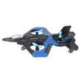thumbnail image 3 of Drones RC Aviones Portátiles de Control Remoto EPP con Luces LED de Color y Hélices de Repuesto Batería Única Azul Sincero, 3 of 10