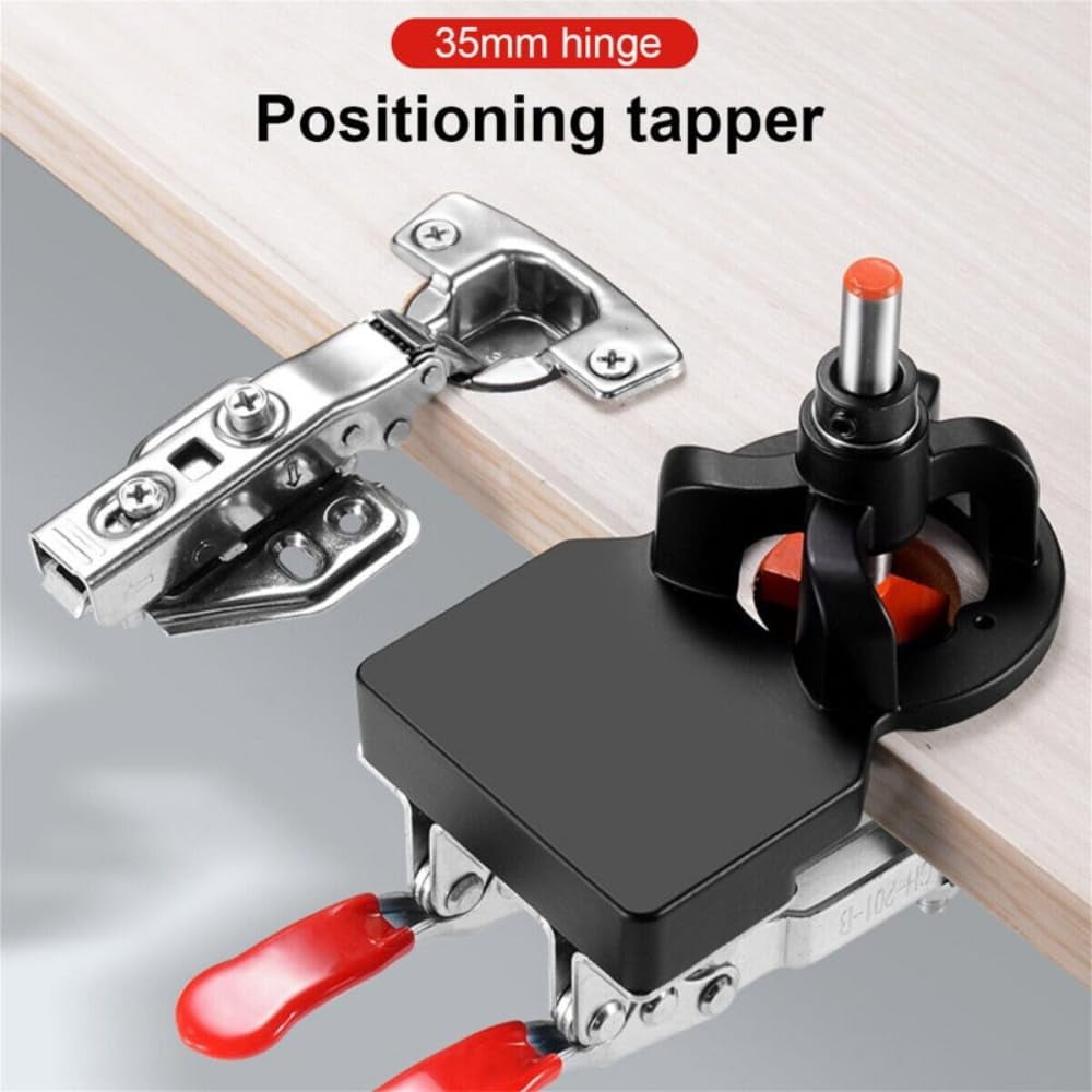 Positioning Hinge Hole Punch, Concealed Hinge Jig With Punch Locator Set