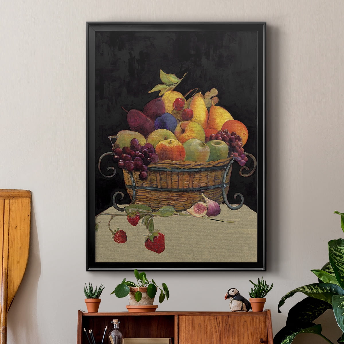 Fruit Basket I Revisit Premium Framed Print - Ready to Hang