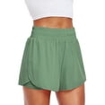 thumbnail image 3 of NELEUS Womens 2 in 1 Workout Yoga Shorts for Athletic Gym Running Casual Summer Short with Pocket,Light Green,US Size S, 3 of 9