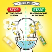 Air Wick V.I.P. Pre-Poop Toilet Spray, 1.85 oz (Travel Size), Rosy Starlet Scent, up to 100 Uses, Contains Essential Oils