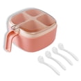 thumbnail image 1 of Caja de condimentos Billuyoard tarro portátil rosa con cucharas, 1 of 6
