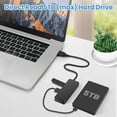 thumbnail image 4 of Hub USB 3.0 Multi USB 4 puertos 3.0 5 Gbps Adaptador de concentrador de datos múltiple portátil con cable de 30 mm compatible para Macbook/Mac Pro/Mini/iMac/Surface Pro/XPS/Notebook PC, Plug and Play, 4 of 4