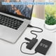thumbnail image 5 of Hub USB 3.0 Multi USB 4 puertos 3.0 5 Gbps Adaptador de concentrador de datos múltiple portátil con cable de 30 mm compatible para Macbook/Mac Pro/Mini/iMac/Surface Pro/XPS/Notebook PC, Plug and Play, 5 of 5