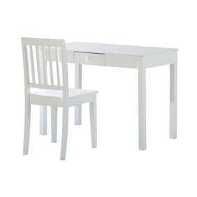 Kids Desk And Chair Set In White Walmart Com