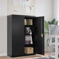 thumbnail image 1 of vidaXL File Cabinet Black 90x40x140 cm Steel, 1 of 5