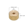 thumbnail image 2 of Knurled Thumb Nuts, 2 Pack M3 x D10.5mm x H6mm Brass Blind Hole Knurled Thumb Nuts, 2 of 5