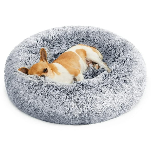 Cama para Mascotas Feandrea Gris Ombré con Cojín Extraíble y Lavable