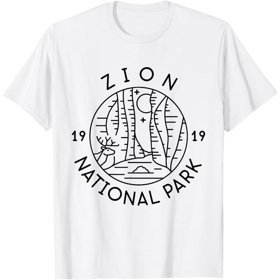Zion National Park 1919 Utah Unisex T-Shirt for Men Women Kids Toddler