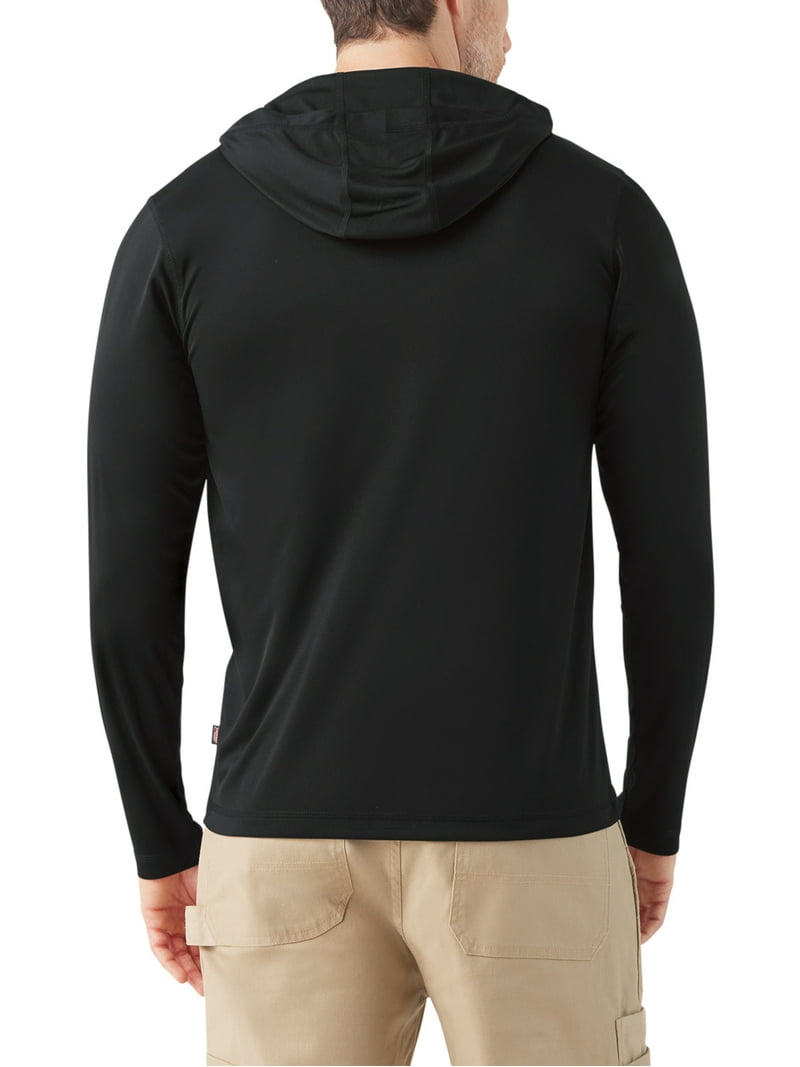 Genuine Dickies Long Sleeve Hooded Sun Shirt - Walmart.com