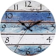 thumbnail image 1 of Modern Simple Wall Silent Clock Vintage Mid-Century Style Design for Living Room Bedroom Decor, 1 of 7