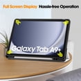 thumbnail image 5 of SaniMore for Samsung Galaxy Tab A9 Plus 12.4" 2023 SM-X810/X816/X818 Case, Auto Sleep/Wake, PU Leather Case with Tri-Fold Kickstand & Pencil Holder Shockproof Protective Case for Women Men, Cat, 5 of 10