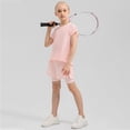 thumbnail image 6 of SILVERCELL 5-12T Girls 2-in-1 Athletic Flowy Shorts Active Performance Mesh Shorts with Liner for Sports Fitness Running Biking Hiking, 6 of 8