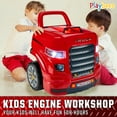 thumbnail image 3 of Playbees Red Truck Engine Repair Toy - Large Mechanic Take Apart Toy, Kids 3-8, 3 of 6