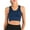 Blue, variant on DODOING Women's Seamless Padded Yoga Sports Bra Activewear Bra Sleep Workout Lingerie Yoga Sports Bra