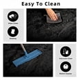 thumbnail image 5 of Area Rugs for Living Room Bedroom, 9ft x 12ft Soft Fluffy Shag Indoor Floor Carpet for Living Room Bedroom Dining Room Office, Black, 5 of 7
