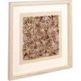 thumbnail image 1 of Creative Co-Op Wood and Glass Framed Paper Shadow Box Wall Décor with Natural Shells, Natural, 1 of 8
