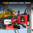 thumbnail image 3 of Mag Drill Press, 1100W/1300W 1.6"/1.57" Boring Diameter Electric Magnetic Drill with Drill Bits,for Industrial Home Improvement Power Magnetic Drill Presses, 3 of 7