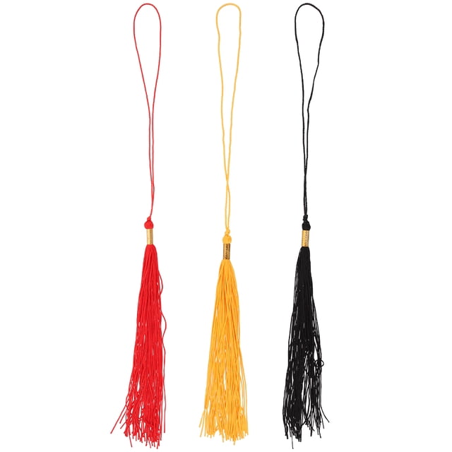 3 Pcs Chapeau de Docteur à Franges de Graduation Académique Pendentif à Franges