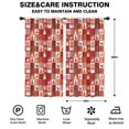 thumbnail image 2 of Blackout Kids Curtains,Red Christmas Patchwork Pattern Childrens Insulated Curtains Set Of 2,Bedroom Essentials,Toddler Room Decor 42"x84", 2 of 5