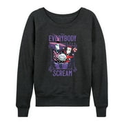 The Nightmare Before Christmas - Everybody Scream - Women's Lightweight French Terry Long Sleeve Shirt